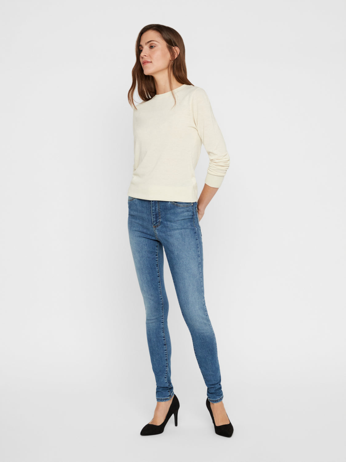 VMSOPHIA Jeans - Light Blue Denim